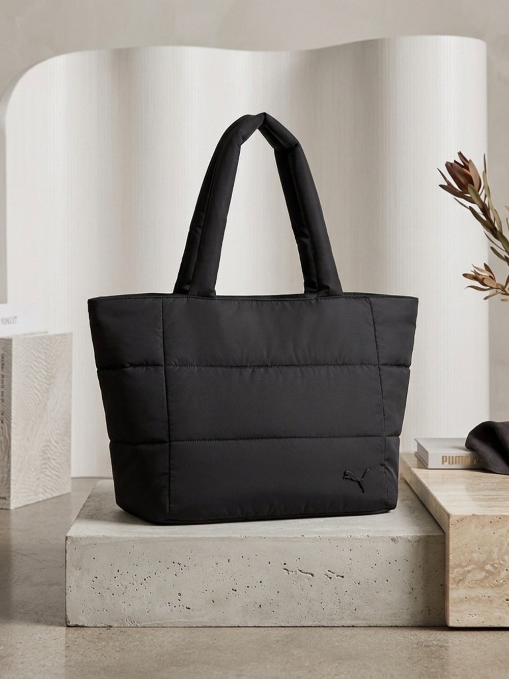 PUMA Puffer Quilted Y2K Streetware Tote Bag Laptop/Trolley Sleeve - 942589-01